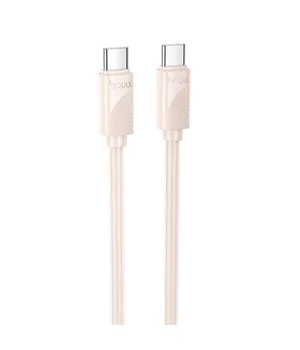 Дата кабель Hoco X114 Energy Type-C to Type-C 60W (1m) Pink