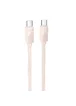 Дата кабель Hoco X114 Energy Type-C to Type-C 60W (1m) Pink