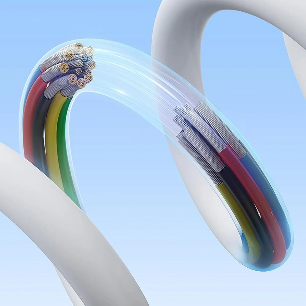 Дата кабель Baseus Superior Series 2 USB4 Full-Function Type-C to Type-C 240W (1m) (P10365200211) Moon White