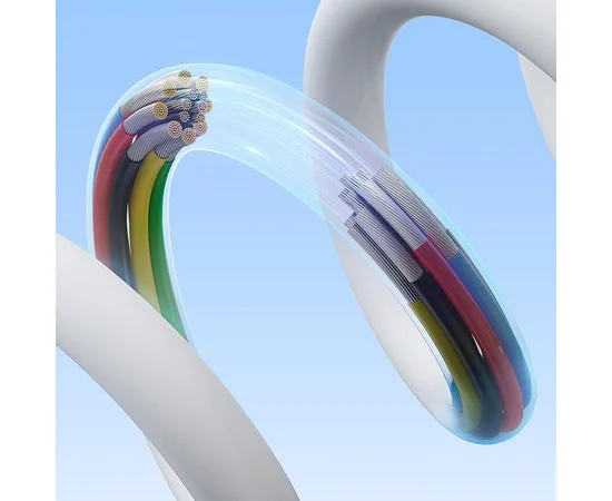 Дата кабель Baseus Superior Series 2 USB4 Full-Function Type-C to Type-C 240W (1m) (P10365200211) Moon White