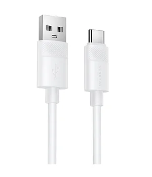 Дата кабель Borofone BX123 Leya USB to Type-C 36W (1m) White