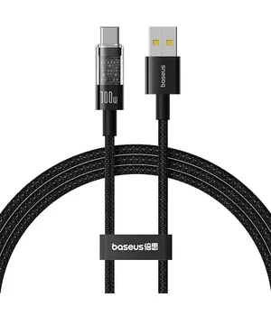 Дата кабель Baseus Gem Fast Charging USB Type-C 100W (1m) (P10373002211) Cluster Black