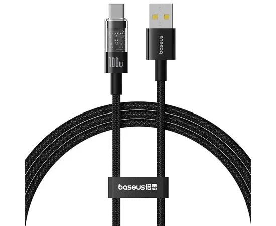 Дата кабель Baseus Gem Fast Charging USB Type-C 100W (1m) (P10373002211) Cluster Black
