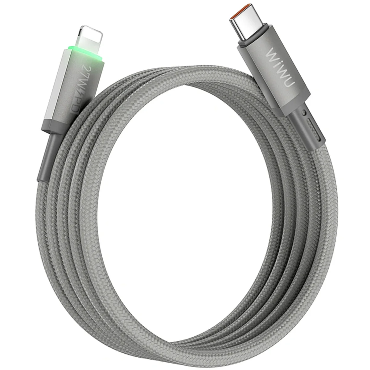 Дата кабель WIWU C083 Maglink Type-C to Lightning 27W (1m) Grey