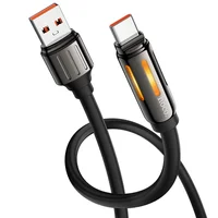 Дата кабель Hoco U136 Prize USB to Type-C 5A (1.2m) Black