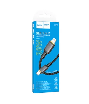 Дата кабель Hoco X128 Benefit Type-C to Lightning 30W (1m) Black