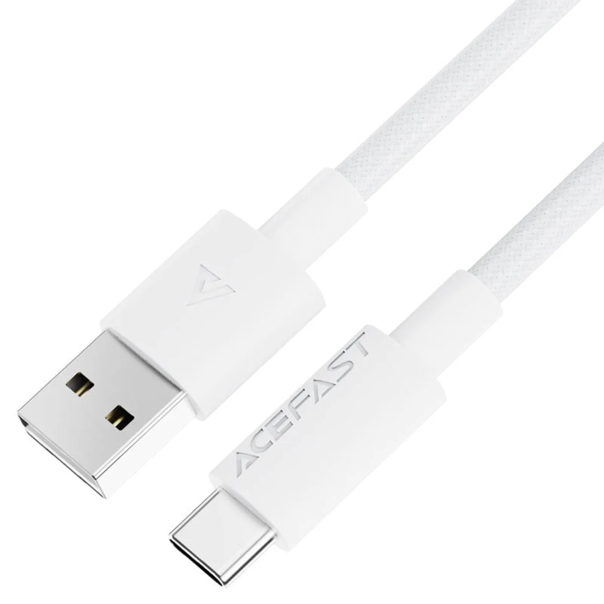 Дата кабель Acefast C18-04 USB to Type-C 3A (1.2m) White