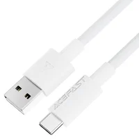 Дата кабель Acefast C18-04 USB to Type-C 3A (1.2m) White