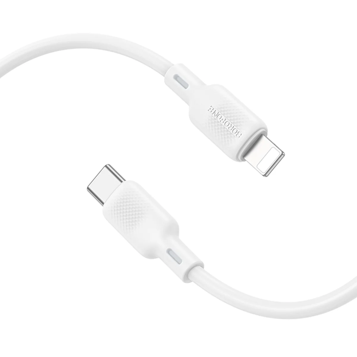 Дата кабель Borofone BX113 Lenny Type-C to Lightning 27W (1m) White