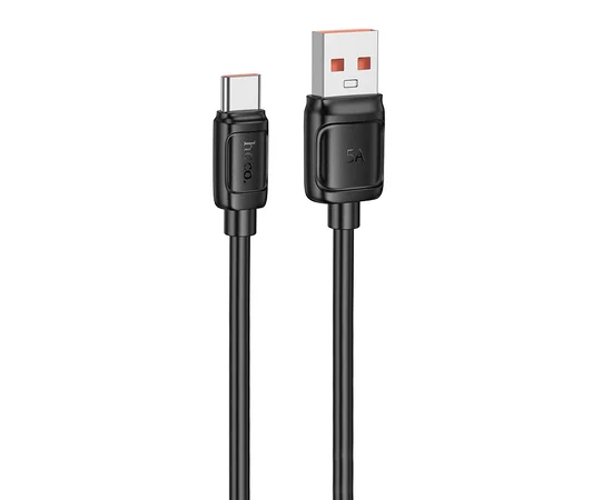 Дата кабель Hoco X115 Surpass USB to Type-C 100W (1m) Black