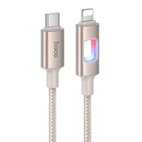 Дата кабель Hoco U144 New Type-C to Lightning 27W (1.2m) Gold