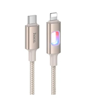 Дата кабель Hoco U144 New Type-C to Lightning 27W (1.2m) Gold