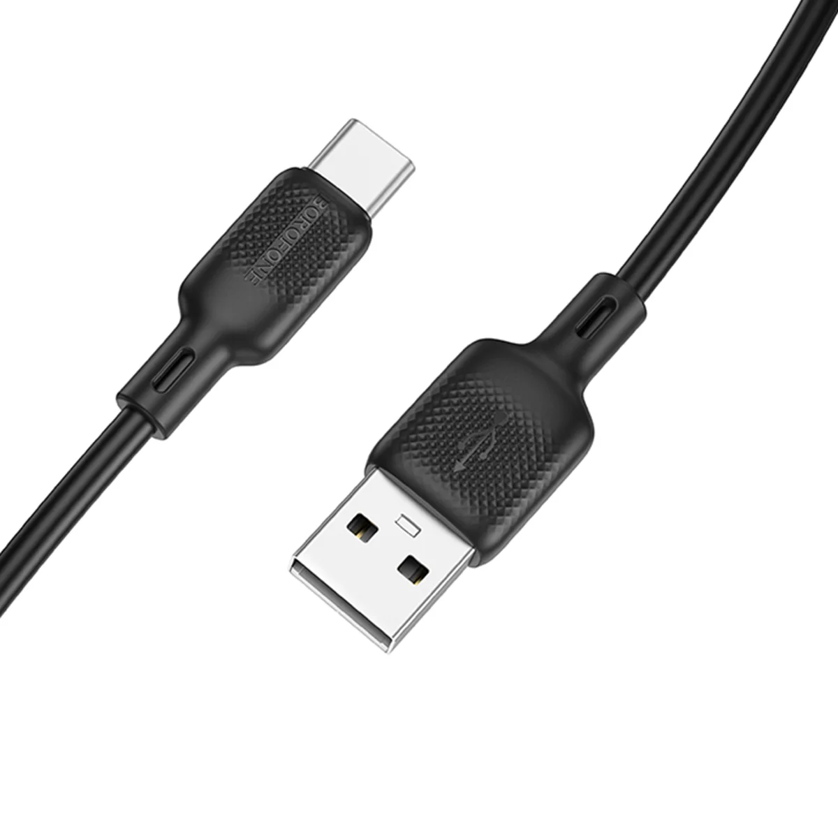 Дата кабель Borofone BX113 Lenny USB to Type-C 3A (1m) Black