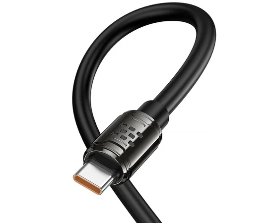 Дата кабель Hoco U143 Joy USB to Type-C 5A (1.2m) Black