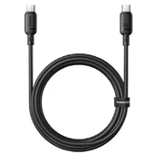 Дата кабель Baseus Silky Series OS Fast Charging Type-C to Type-C 100W (1m) (P10377704) Cluster Black