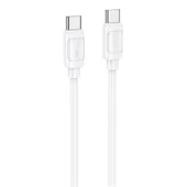 Дата кабель Hoco X115 Surpass Type-C to Type-C 60W (1m) White