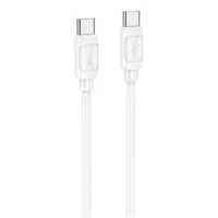 Дата кабель Hoco X115 Surpass Type-C to Type-C 60W (1m) White