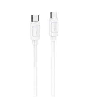 Дата кабель Hoco X115 Surpass Type-C to Type-C 60W (1m) White