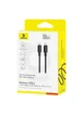 Дата кабель Baseus Silky Series OS Fast Charging Type-C to Type-C 100W (1m) (P10377704) Cluster Black
