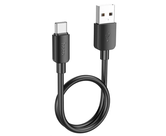 Дата кабель Hoco X96 Hyper USB to Type-C 27W (0.25m) Black