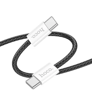 Дата кабель Hoco X104 Source 60W Type-C to Type-C (2m) Black