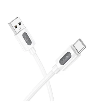Дата кабель Borofone BX114 Structure USB to Type-C 3A (1m) White
