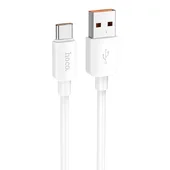 Дата кабель Hoco X96 Hyper USB для Type-C 100W (0.25m) White