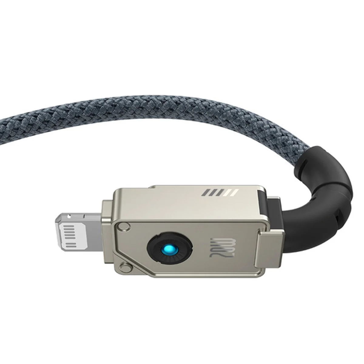 Дата кабель Baseus Unbreakable Series Fast Charging Type-C to Lightning 20W 1m (P10355803111-0) Stellar White