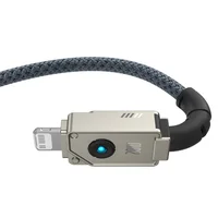 Дата кабель Baseus Unbreakable Series Fast Charging Type-C to Lightning 20W 1m (P10355803111-0) Stellar White