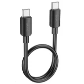 Дата кабель Hoco X96 Hyper Type-C to Type-C 60W (0.25m) Black
