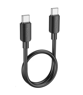 Дата кабель Hoco X96 Hyper Type-C to Type-C 60W (0.25m) Black