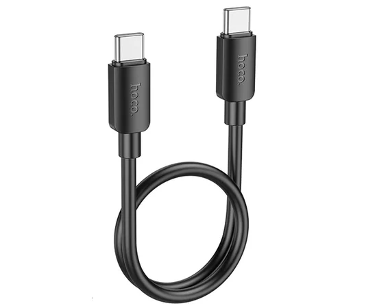 Дата кабель Hoco X96 Hyper Type-C to Type-C 60W (0.25m) Black
