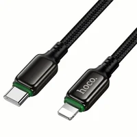 Дата кабель Hoco X127 Exceed Type-C to Lightning PD30W (1m) Black