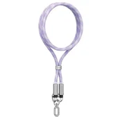 Дата кабель-шнурок Usams US-SJ745 Type-C to Type-C 60W (1.2m) Purple