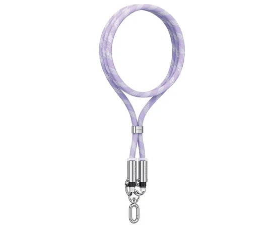 Дата кабель-шнурок Usams US-SJ745 Type-C to Type-C 60W (1.2m) Purple