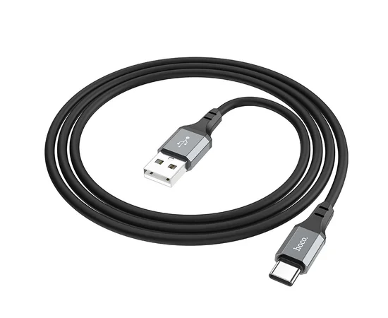 Дата кабель Hoco X86 Spear USB to Type-C (1m) Black