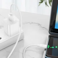 Дата кабель Hoco X96 Hyper USB to Type-C 27W (1m) White