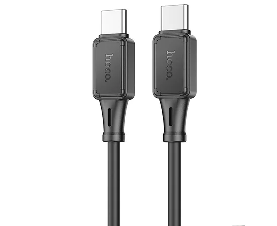 Дата кабель Hoco X101 Assistant 60W Type-C to Type-C (1m) Black