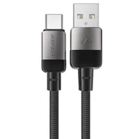 Дата кабель Acefast C9-04 USB to Type-C 3A (1.2m) Black