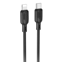 Дата кабель Borofone BX113 Lenny Type-C to Lightning 27W (2m) Black