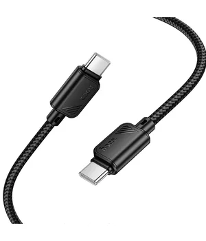 Дата кабель Hoco X113 Beneficio Type-C to Type-C 60W (1m) Black