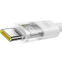 Дата кабель Baseus Display 2 Type-C to Type-C 100W (1m) (P10382702) Moon White
