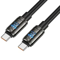 Дата кабель Hoco U143 Joy Type-C to Type-C 240W (1.2m) Black