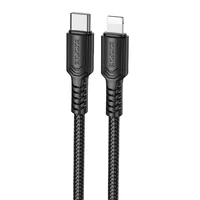 Дата кабель Borofone BX116 Certain Type-C to Lightning 27W (1m) Black