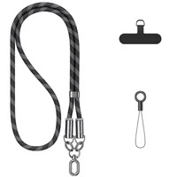 Дата кабель-шнурок Usams US-SJ745 Type-C to Type-C 60W (1.2m) Black