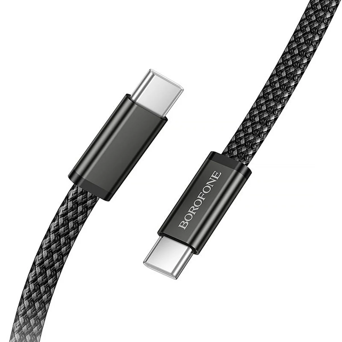 Дата кабель Borofone BX124 Peace Type-C to Type-C 60W (1m) Black