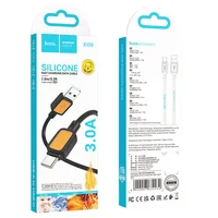 Дата кабель Hoco X108 Benefit USB to Type-C 3A (1m) Black