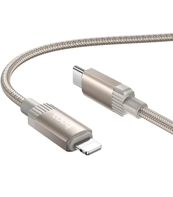 Дата кабель Hoco X117 Star Type-C to Lightning 27W (1m) Gold