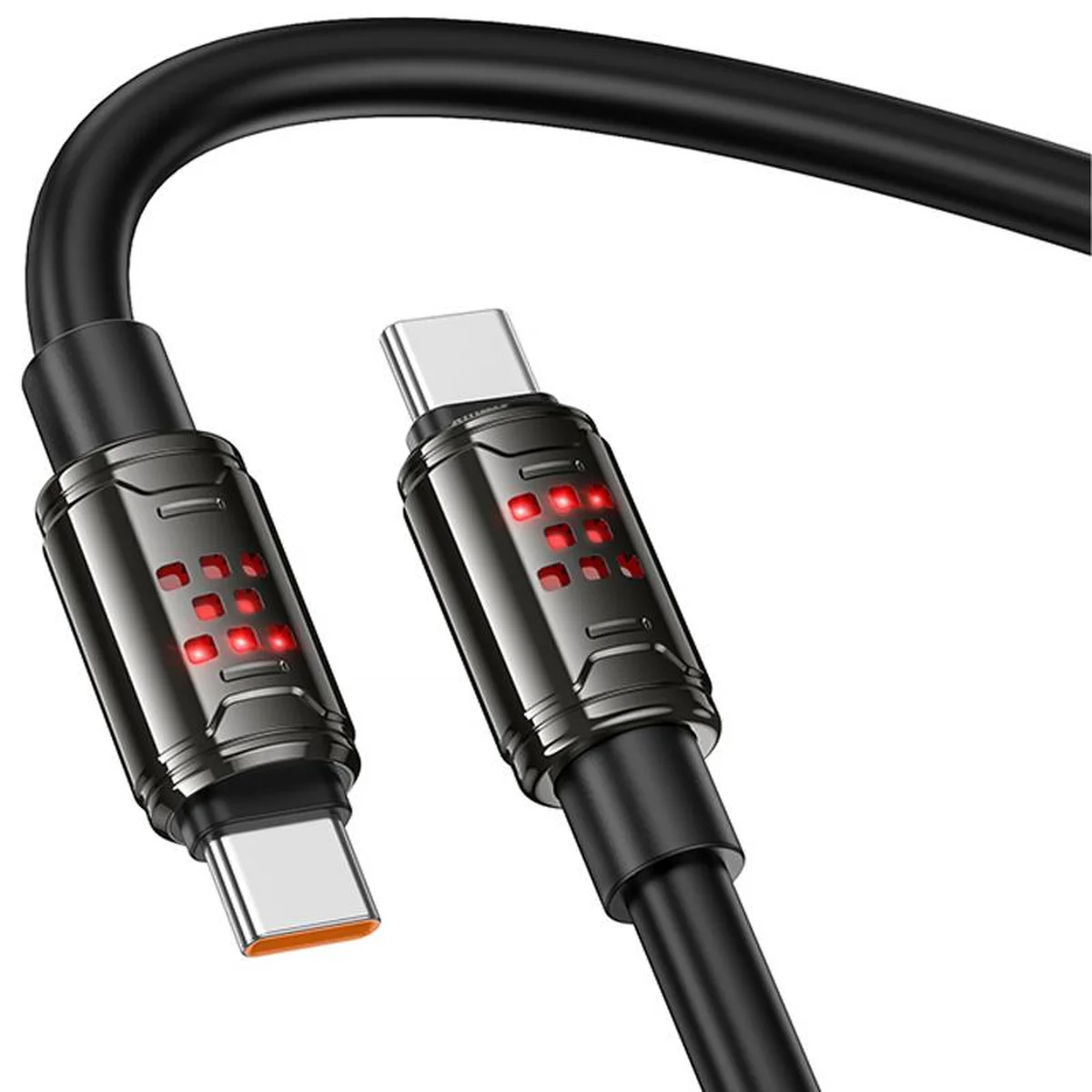 Дата кабель Hoco U143 Joy Type-C to Type-C 240W (1.2m) Black