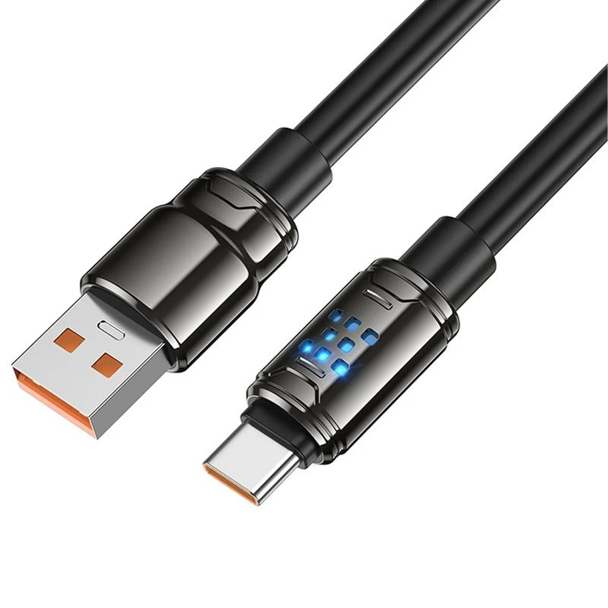 Дата кабель Hoco U143 Joy USB для Type-C 5A (1.2m) Black